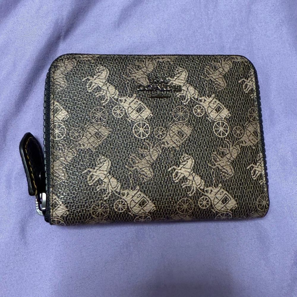 Coach Black Leather Wallet